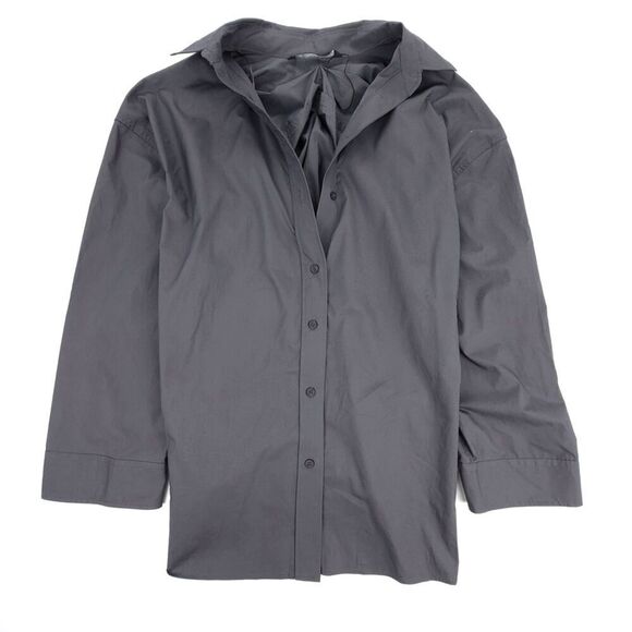 Zara Tops - NEW Zara Oversized Shirt with Back Pleats Quiet Luxury Long Sleeve Button Down